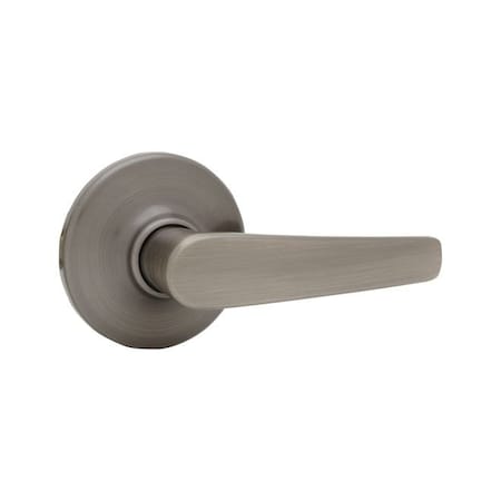 Kwikset Delta Lever Interior Single Cylinder Handleset Trim, Satin Nickel Blackened 604DL-15A